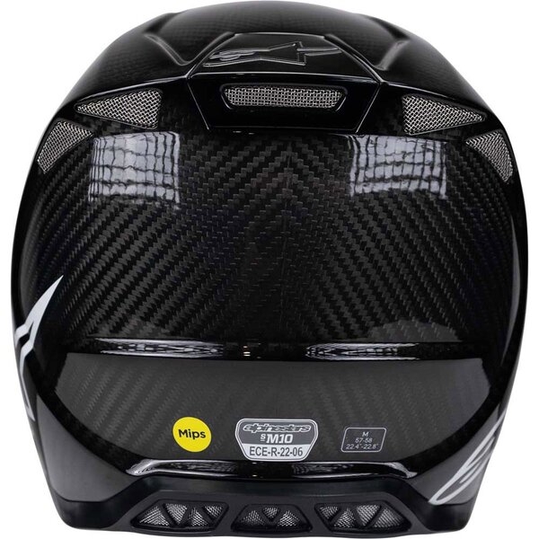 Casca cross-enduro ALPINESTARS SUPERTECH S-M10 CARBON FIM2 2026 M Negru, 7