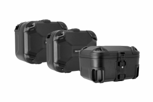 Set complet 3 cutii Sw-Motech Adventure DUSC cu Top Case L pentru Triumph Tiger 800 models (10-)