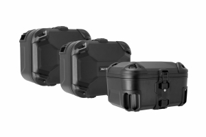 Set complet 3 cutii Sw-Motech Adventure DUSC cu Top Case L pentru Moto Guzzi Stelvio (23-)