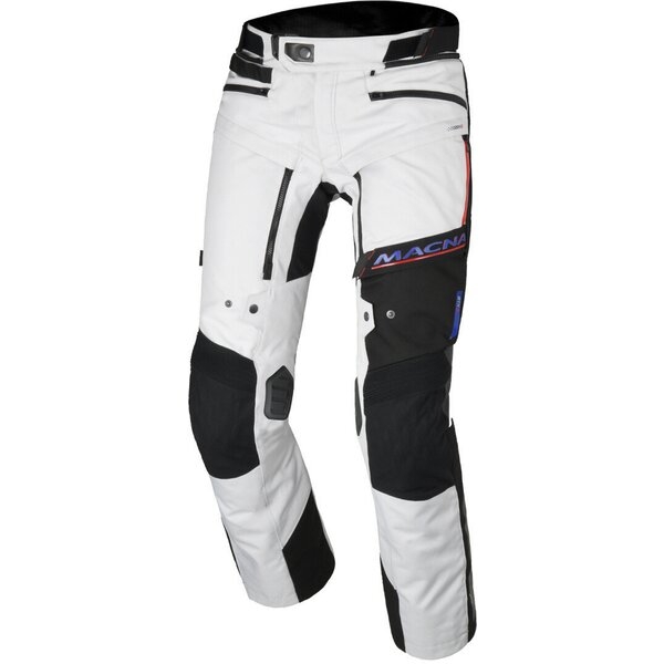 Pantaloni textil impermeabili MACNA NOVAC S Alb/Negru, 6