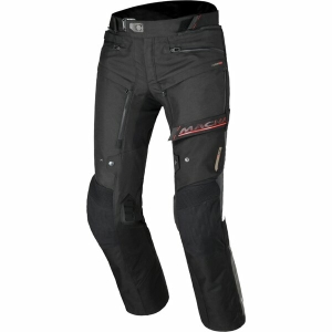 Pantaloni textil impermeabili MACNA NOVAC S Alb/Negru