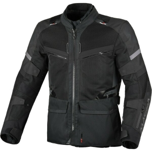 Geaca de vara impermeabila touring MACNA CAPTANE 3XL Negru/Gri/Portocaliu, 5