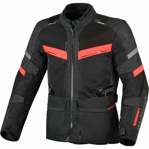 Geaca de vara impermeabila touring MACNA CAPTANE 3XL Negru/Gri/Portocaliu, 7