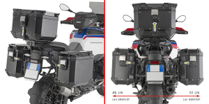 Adaptor side case Givi Monokey Cam Side BMW R 1300 GS Adventure (25)