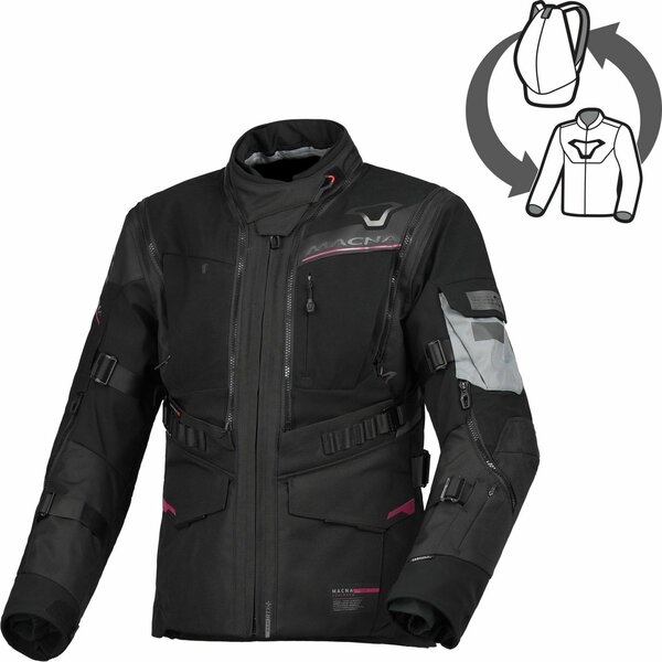 Geaca dama textil impermeabila touring/adventure MACNA FLEXODUS, 12