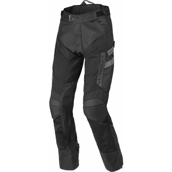 Pantaloni textil de vara dama MACNA QARGON SM Gri/Negru, 2