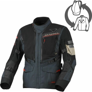 Geaca textil impermeabila touring/adventure MACNA FLEXODUS S Gri/Negru, 8