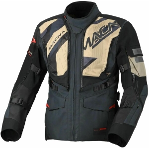 Geaca textil impermeabila touring/adventure MACNA FLEXODUS S Gri/Negru, 16