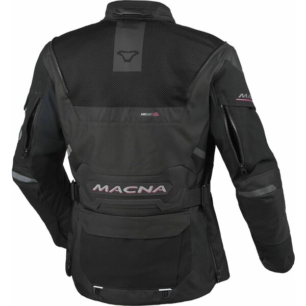 Geaca dama textil impermeabila touring/adventure MACNA FLEXODUS XS Gri/Negru/Verde, 8