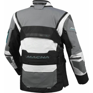 Geaca dama textil impermeabila touring/adventure MACNA FLEXODUS XS Gri/Negru/Verde, 6