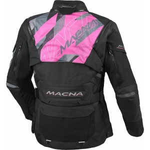 Geaca dama textil impermeabila touring/adventure MACNA FLEXODUS XS Gri/Negru/Verde, 7