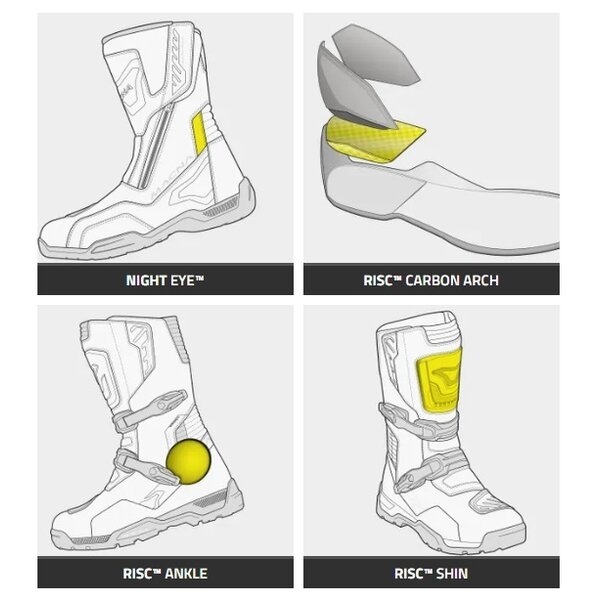 Cizme touring/adventure MACNA IVARLAST LOW HDry® Negru 40, 2