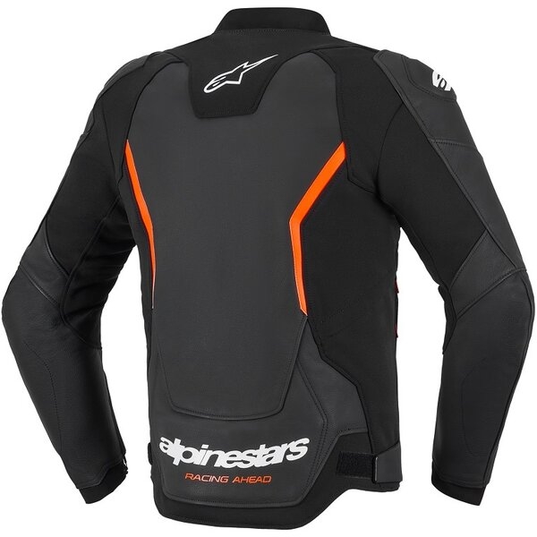 Geaca de piele sport ALPINESTARS GP FORCE V2 54 Negru/Albastru/Rosu fluo, 7