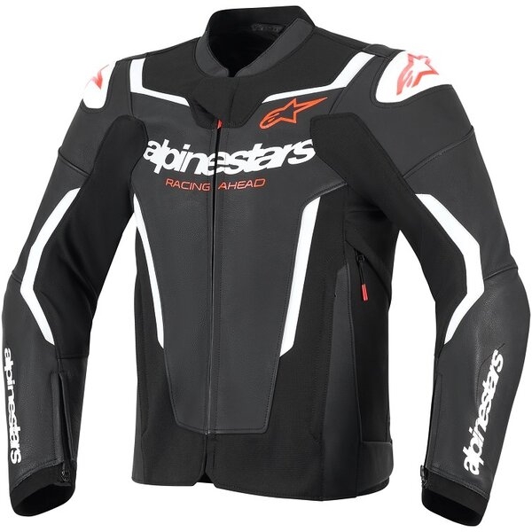 Geaca de piele sport ALPINESTARS GP FORCE V2 54 Negru/Albastru/Rosu fluo, 9