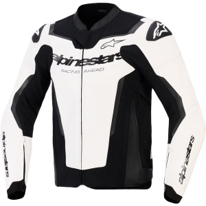 Geaca de piele sport ALPINESTARS GP FORCE V2 54 Negru/Albastru/Rosu fluo, 5
