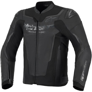 Geaca de piele sport ALPINESTARS GP FORCE V2 54 Negru/Albastru/Rosu fluo, 10