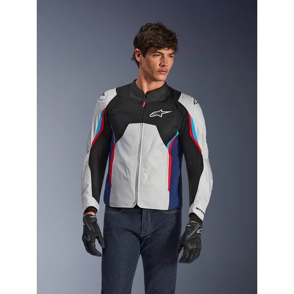Geaca textil de vara ALPINESTARS AST V3 AIR S Negru/Gri inchis/Alb, 10