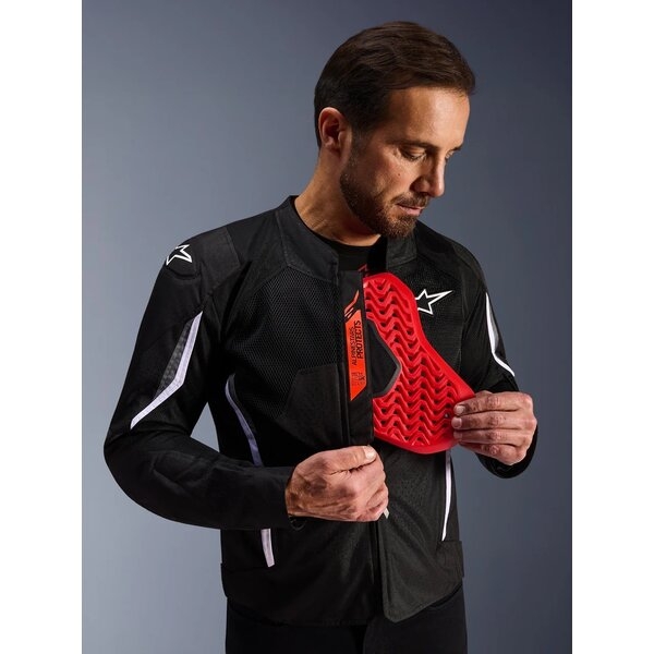 Geaca textil de vara ALPINESTARS AST V3 AIR S Negru/Gri inchis/Alb, 11