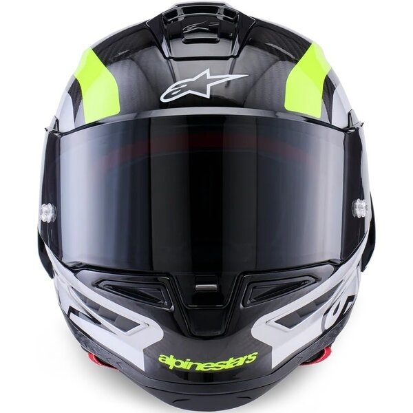 Casca integrala sport ALPINESTARS SUPERTECH R10 CARBON ARIUS XS Negru/Alb/Rosu, 6