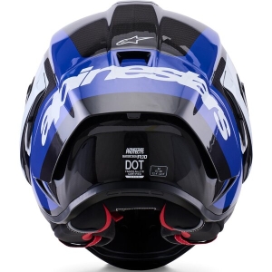 Casca integrala sport ALPINESTARS SUPERTECH R10 CARBON ARIUS XS Negru/Alb/Rosu, 18