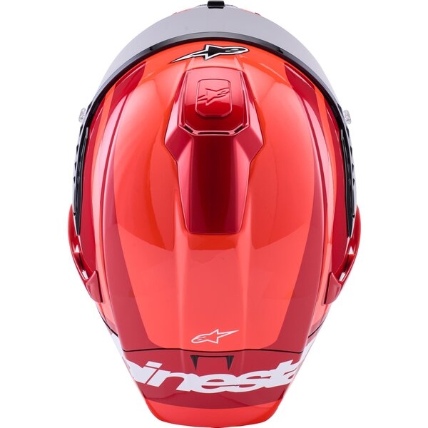 Casca integrala sport ALPINESTARS SUPERTECH R10 CARBON ARIUS M Negru/Alb/Albastru, 18
