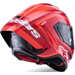 Casca integrala sport ALPINESTARS SUPERTECH R10 CARBON ARIUS M Negru/Alb/Albastru, 16