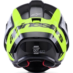 Casca integrala sport ALPINESTARS SUPERTECH R10 CARBON ARIUS M Negru/Alb/Albastru, 19
