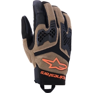 Manusi de vara ALPINESTARS MANTI AIR S Kaki/Negru//Portocaliu fluo, 3