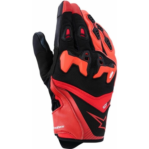 Manusi de piele sport ALPINESTARS SP-R PRO XL Negru/Galben fluo, 9