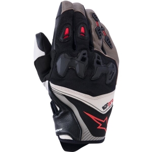 Manusi de piele sport ALPINESTARS SP-R PRO XL Negru/Galben fluo, 8