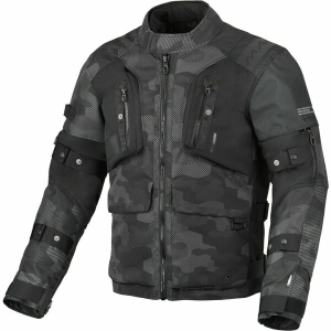Geaca textil impermeabila MACNA HIGERA 3XL Negru/Gri camo, 12