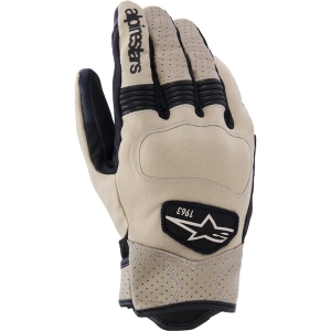 Manusi de piele vara ALPINESTARS TRACKER S Bej/Negru