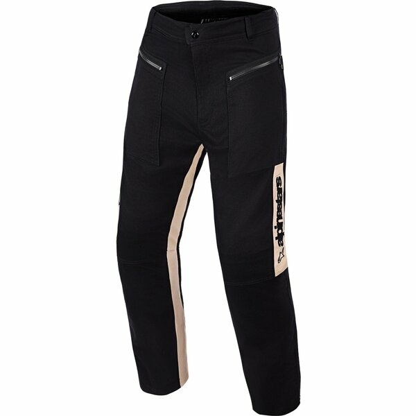 Pantaloni textil ALPINESTARS FLEX-AST CANVAS S Negru/Bej, 5