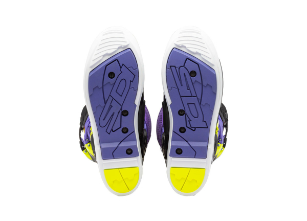 Cizme Moto MX/Enduro Crossfire 3 Srs Violet/Black/Fluo Yellow, 4