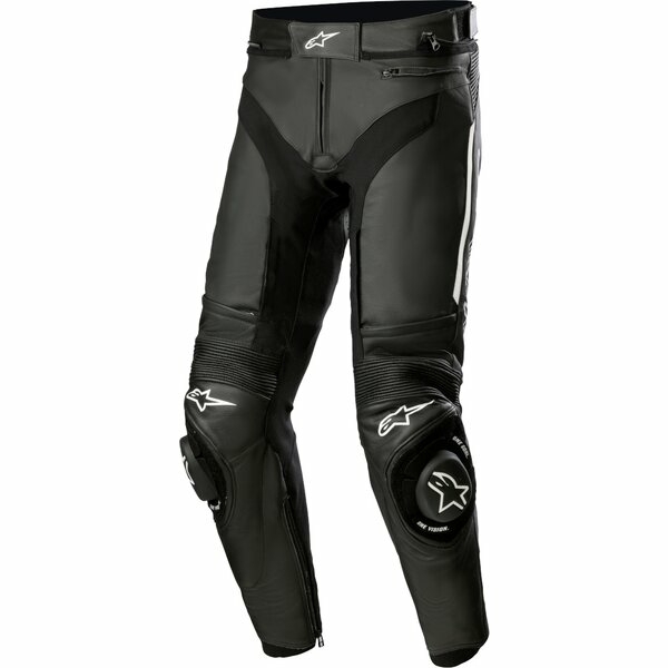 Pantaloni de piele sport/touring Alpinestars MISSILE V3 46 Negru/Negru, 2