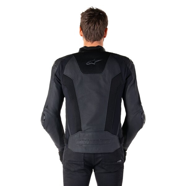 Geaca de piele sport ALPINESTARS MISSILE V3 AIRFLOW Negru/Alb 46, 3