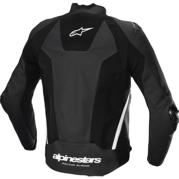Geaca de piele sport ALPINESTARS MISSILE V3 AIRFLOW Negru/Alb 46, 17