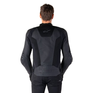 Geaca de piele sport ALPINESTARS MISSILE V3 AIRFLOW Negru/Alb 46, 3