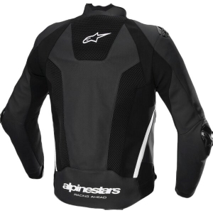 Geaca de piele sport ALPINESTARS MISSILE V3 AIRFLOW Negru/Alb 46, 17