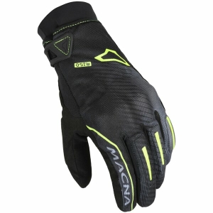 Manusi moto impermeabile MACNA CREW RTX XXL Negru/Galben fluo, 5