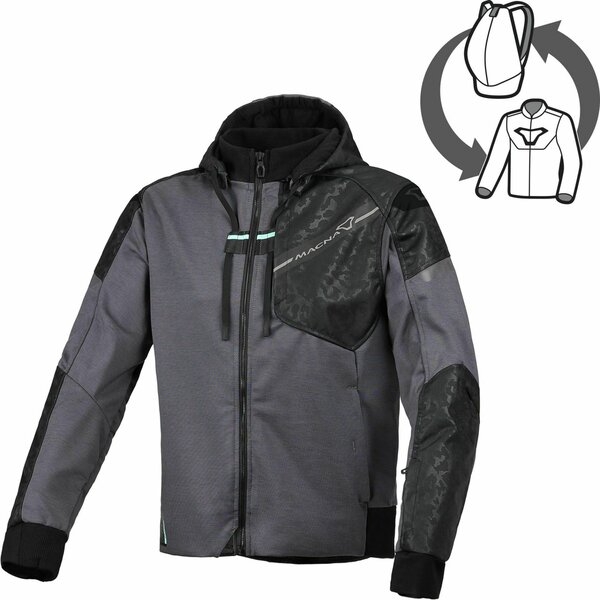 Geaca de vara textil dama MACNA DISTEC Negru XS, 2