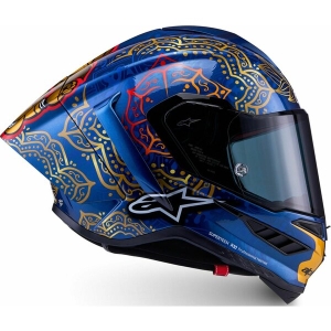 Casca integrala sport ALPINESTARS SUPERTECH R10 MARTINATOR THAI HELMET XS Albastru/Negru/Rosu, 4