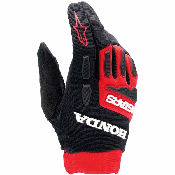 Manusi cross-enduro ALPINESTARS HONDA FULL BORE 4XL Negru/Rosu, 3