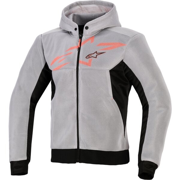 Hanorac de protectie ALPINESTARS CHROME SUPERAIRFLOW XS Negru/Gri inchis/Alb, 4