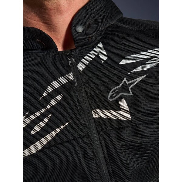 Hanorac de protectie ALPINESTARS CHROME SUPERAIRFLOW XS Negru/Gri inchis/Alb, 8