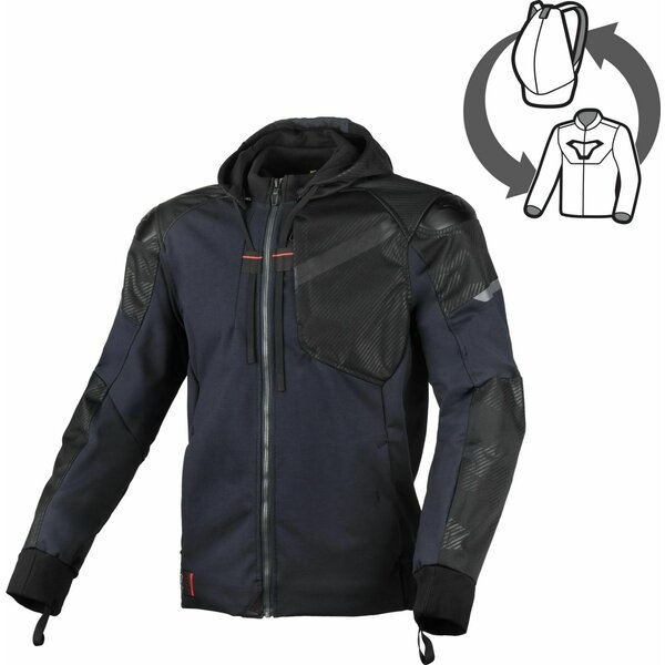 Geaca de vara textil MACNA DISTEC Albastru/Negru S, 11