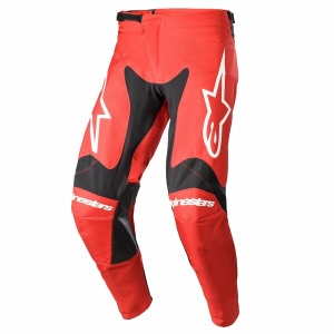 Pantaloni cross-enduro ALPINESTARS RACER HOEN 34 Rosu/Alb