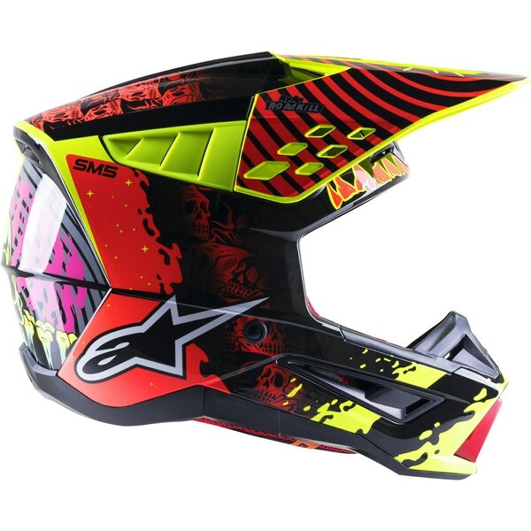 Casca cross-enduro Alpinestars Supertech S-M5 SOLAR FLARE, 4