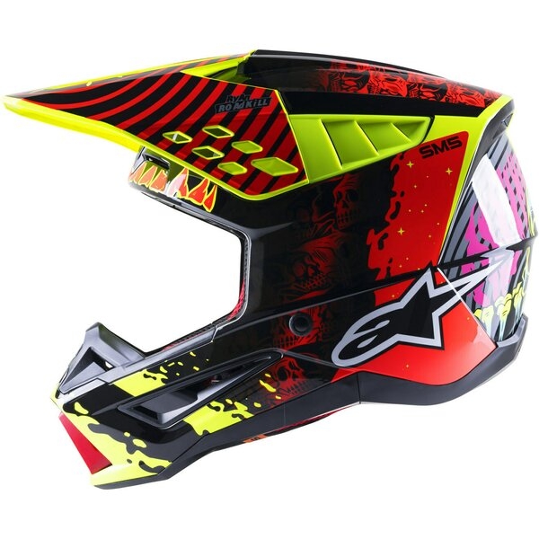 Casca cross-enduro Alpinestars Supertech S-M5 SOLAR FLARE, 5