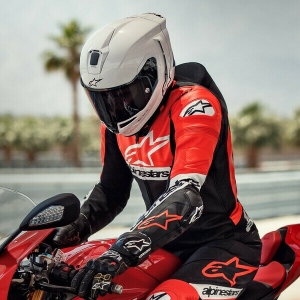 Casca integrala sport ALPINESTARS SUPERTECH R10 CARBON SOLID, 17
